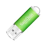 SamData USB-Stick, 64 GB, USB 2.0, Grün, 1 Stück