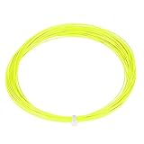 Keenso Badminton Saite, 10m Nylon Hohe Flexibilität Badminton Saite Badmintonschläger Ersatzsaite Badmintonschläger Reparatursaite (Leuchtendes Grün)