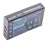 vhbw 1x Akku kompatibel mit Medion 20 MP Superzoom P44029, MD 86929 Kamera (1600 mAh, 3,6 V, Li-Ion)