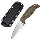 Feststehende Festes outdoor Gerade Stahl messer EDC Jagdmesser Scharfes, Gegen Full Tang messer einhand mit Scheide, Camping multitool messer gürtelmesser survival messer, G10 fixed blade knife tanto