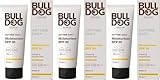 BULLDOG SKINCARE Anytime Daily UV-Feuchtigkeitspflege LSF 30 für Männer, 75 ml, Saflorsamen-Extrakt, schützt und spendet Feuchtigkeit, geeignet für alle Hautfarben, 3 Stück