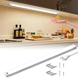 Macchiatto LED Unterbauleuchte Küche Led 55cm 4000K (Neutralweiß) mit Berührungslosem Sensor, Ultra-Dünnes Schranklicht für Unterschrank Beleuchtung, Küchenunterbauleuchte, Werkbank