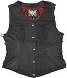 Modeka Diona Damen Motorrad Weste, schwarz, 40
