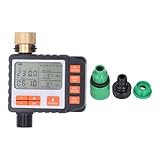 Sprinkler -Timer, automatischer Bewässerungsbewässerungstimer mit atomisiertem Mikrospray, Wassertimer für Gartenschlauch Tropf, Bewässerungssystem für Pflanzentöpfe, Blumenbeete