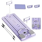 Gaxcent Upgraded Bauchtrainer Bauchroller Board, Pilates Board Pilates Reformer Set Ab Roller Trainingsgerät Automatisches Rebound Bauchmuskeltrainer,3