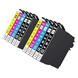 Tinnee T1285 Druckerpatronen kompatibel für Epson T1281 T1282 T1283 T1284 für Epson Stylus SX125 SX420W SX425W SX235W S22 SX130 SX435W SX230 SX440W Stylus Office BX305F BX305FW