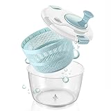 Salatschleuder | Gemüseschleuder Siebeinsatz - Manuelle Entwässerung Mit 5 Liter Fassungsvermögen Für Gesunde Ernährung Mahlzeitzubereitung Im Haushalt