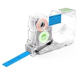 SUPVAN G15M Etikettenband, Thermo-Mehrzweck-Etiketten für Heim, Schule, Büro, 14 mm x 30 mm, 240 Etiketten/Rolle, Schwarz auf Universe