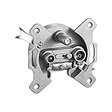 Goobay 67046 SAT Antennensteckdose / 3 Loch Antennenkabel Anschluss Durchgangsdose / SAT Steckdose für Kabelfernsehen / Koax Stecker auf Buchse / Multimediadose