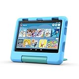 Amazon Fire HD 8 Kids-Tablet (Neueste Generation), für Kinder von 3-7 J. | 3 GB RAM, werbefreie Inhalte, integrierte Kindersicherung, 13 Std. Akkulaufzeit, 32 GB, blau (2024)