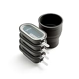 Lékué Set 4 Stück. Creamy Eisform plus Silikonbehälter, Braun, 0