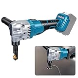 Blechknabber Kompatibel mit Makita 18v Akku, 360° Drehbarer Knabberkopf, 3 Geschwindigkeiten Einstellbar Knabber, Metallschere Blechknabber Zum Schneiden Von Edelstahl, Aluminium