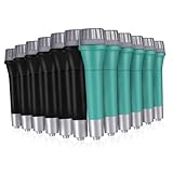 FRCOLOR 12 Stück Teiliges Mikrofon Realistisch Gestaltete Bühnenrequisiten für Jungen und Mädchen Farblich Gemischt in Schwarz und Blau Grün für Geburtstagsfeiern und Kostümpartys