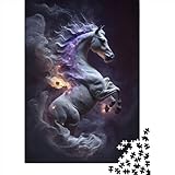 500 Pegasus of Destiny Puzzles für Erwachsene, Jugendliche und Familien – Holzpuzzles, 500 Teile (52 x 38 cm)