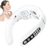 Nackenmassagegerät, Kabellos Intelligentes Nackenmassagegerät mit Wärme, 42°C Heiße Kompresse 8 Kopf Intelligentes Massagegerät Nacken für Nacken zur Schmerzlinderung, für Zuhause Büro Reise