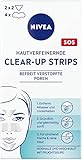 NIVEA hautverfeinernde Clear-Up Strips (6 Stück), Reinigungs-Strips für das Gesicht mit Fruchtsäure, entfernen Mitesser und Unreinheiten