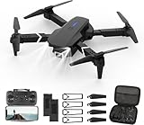 Drohne mit Kamera HD 4K,RC Faltbare FPV WiFi Live Ãœbertragung Drohne für Kinder Anfänger,2 Akku Lange Flugzeit,Headless Modus,Flugbahnflug,Hindernisvermeidung,One Key Start/Landen,Headless Modus-A4
