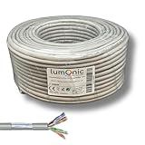 50m Netzwerkkabel Patchkabel CAT5e F/UTP Ethernet Kabel CAT5 CAT.5e