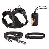 Hundegeschirr und Blei-Set – Hundegeschirr für kleine Welpen | Brustgeschirr für Haustiere, kein Ziehen von Hunden, multifunktionales Blei-Set für mittelgroße Hunde, leicht zu gehen