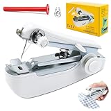 Mini Nähmaschine Kinder, Tragbare Handnähmaschine, Mini Sewing Machine, Reisenähmaschine für Stoffe Kleidung Heimreisen