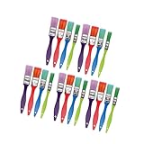 20pcs Farbenfrohe Nylon Borstenpinsel Pinsel Kinder Pinsel Für Acrylöl Aquarell Gouache Malerei Gesichtskörperkunst