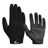 Vollfinger-Fahrradhandschuhe, atmungsaktive Handschuhe, Touchscreen-Handschuhe, rutschfeste Handschuhe für Reiten, Wandern, Radfahren