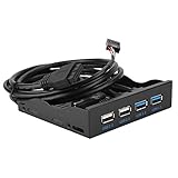 Frontplatten-Diskettenlaufwerk, USB 2.0-Diskettenlaufwerk Frontplatte, langlebige 3,5-Zoll-Hochleistung Praktisch für Computer Desktop Home Office