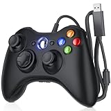 Bonacell Wired Controller für Xbox 360 PC Controller mit Dual Vibration Gamepad Joystick für Xbox 360/PC Windows 7/8/10