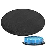Hemousy Pool Unterlage Outdoor, Poolunterlage Rund 366, Bodenschutzmatte für Aufstellpools, wasserdichte Pool Bodenplane