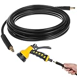 WEKADRIN Hochdruckreiniger Verlängerungsschlauch Flexibel Robust aus Premium Gummi Kompatibel mit Karcher Serie für Auto Boden Pool Reinigung Leicht Tragbar