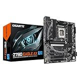 Z790 Eagle AX Motherboard - Unterstützt Intel Core 14th Gen CPUs, 12+1+1Phasen Digital VRM, bis zu 7600MHz DDR5 (OC), 3xPCIe 4.0 M.2, Wi-Fi 6E, 2.5GbE LAN, USB 3.2 Gen 2