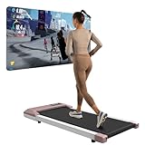 Copant Walking Pad Geeignet für High-Tech-Geräte, 6 km/h Laufband Schreibtisch mit APP-Steuerung, 136 KG Laufband für Zuhause mit Professionelle Trainingskurse & Multi-Runner-Rennen