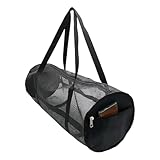 Netz-Tauchtasche – große Kapazität Schnorchelausrüstung PVC Ba Gs – Damen Herren Schwimmen Spielplatz Trockentasche mit Reißverschlusstasche für Bademode, Sportschuhe, Basketball – perfekt für