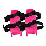 SUPVOX 1 Paar -Skating-Schuhe Mädchen Schlittschuhe Mini-Ski-Skates Schneeschuh Schnee-Skates verstellbare Schlittschuhe Schuh-Skates skizubehör Eislaufschuhe pp Rosa