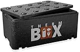 THERM BOX Thermobox Medium Isolierbox 20 Liter Thermobox Keep Warm Box Cooler Styrofoam Box 20BL Innen: 45 x 25 x 17 cm wiederverwendbar