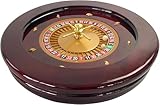 HWGANX 20 Zoll Holz-Roulette-Rad-Set, Drehteller, Roulette-Rad, Holz-Roulette-Rad, Präzisionslager-Roulette, Für Einen Spieleabend Zu Hause Oder Eine Clubparty