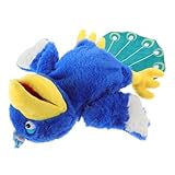 QUMIIRITY Handpuppe Pfau Interaktives Puppen Lernspielzeug Rollenspiel Handpuppe Leistungsqualitäten Handpuppe Cartoon-Handpuppe Puppe PP Baumwolle