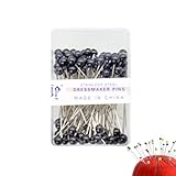 Nähnadeln mit Kugelkopf, Nähnadeln für Kleidung | Bunte Perlmuttnadeln zur Positionierung von Kleidung, mit Box, Positionierungsnadeln für farbige Nähte, Stecknadel
