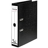 Original Falken Hängeordner Hartpappe. Made in Germany. 8 cm breit DIN A4 schwarz mit Hängeschwenkbügel aus Kunststoff Ring-ordner Aktenordner Briefordner Büroordner Pappordner Blauer Engel