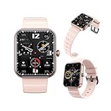 Wizvox 2025 Schlaftracker - 𝐁l𝐮𝐭𝐳𝐮𝐜𝐤𝐞𝐫 Smartwatch Smart Notifications 1.9' Smartwatch Herren, pink