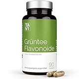 Grüntee Flavonoide | 90 Kapseln | Bioflavonoide, EGCG, Catechin, Epicatechin, Flavanole, Grüner Tee Extrakt | hochdosiert + hochkonzentriert