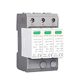 Hausblitzschutz PV Typ SPD 3P DC 1000V 20-40KA Beschützer Blitzableiter Niederspannungsschutz EKU5-T2-40PV-1000