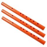 Supvox 3 Stck. Harzflöte Musik Musical Blockflöteninstrument Kassettenrekorder 6-loch-blockflöte Für Tragbares Aufnahmegerät Anfängerschreiber Harz-recorder
