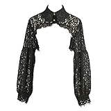 Elegtiskas Abnehmbare Dickey-Bluse mit falschem Kragen und halbem Hemdblusenkragen