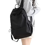 HYC00 Schulrucksack Damen, Causal Travel Schultaschen 14 Zoll Laptop Rucksack für Mädchen im Teenageralter Leichter Rucksack Wasserabweisend Bookbag College Boys Men Work Daypack