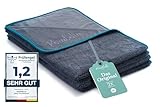 Verabella® 2er Set Trockentuch Dusche zur effektiven Reinigung für Bad & Dusche - 60x40cm Badezimmer Mikrofasertuch extrem saugstark & maschinenwaschbar - Microfaser Putztuch, Duschkabinen Tuch