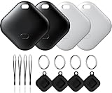 GPS Tracker,Air Tracker Bluetooth,Air Tracker Tagg Kompatibel mit Apple Wo ist?,Smart Tag APP (Nur iOS),IP67 wasserdicht,Austauschbare Batterie für Schlüssel,Gepäck,Koffer,Brieftasche,Tracker Tag 4er