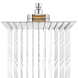 Gefilterter Duschkopf, 30cm, luxuriöser Regenduschkopf, macht hartes Wasser fest, verbessert den Zustand Ihrer Haut und Haare, Filter-integriertes Design, Chrom