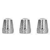 Nähen Dimblefinger Thimbleth 10pcs Nähen Dimble Nadel Slip Abriebfestigkeit Anti -Finger Thimblantique Rosa Außergewöhnliche Schlupf Erleben Sie Etwas Genial Muster Ein (Rote alte Farbe) (GOLD)