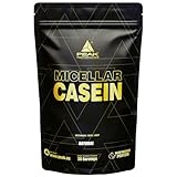 PEAK Micellar Casein - 900g I 30 Portionen I Pulver I Milchprotein I Muskelaufbau I Sättigungseffekt I mit Laktase I glutenfrei I Proteinversorgung I fettarm (Natural)